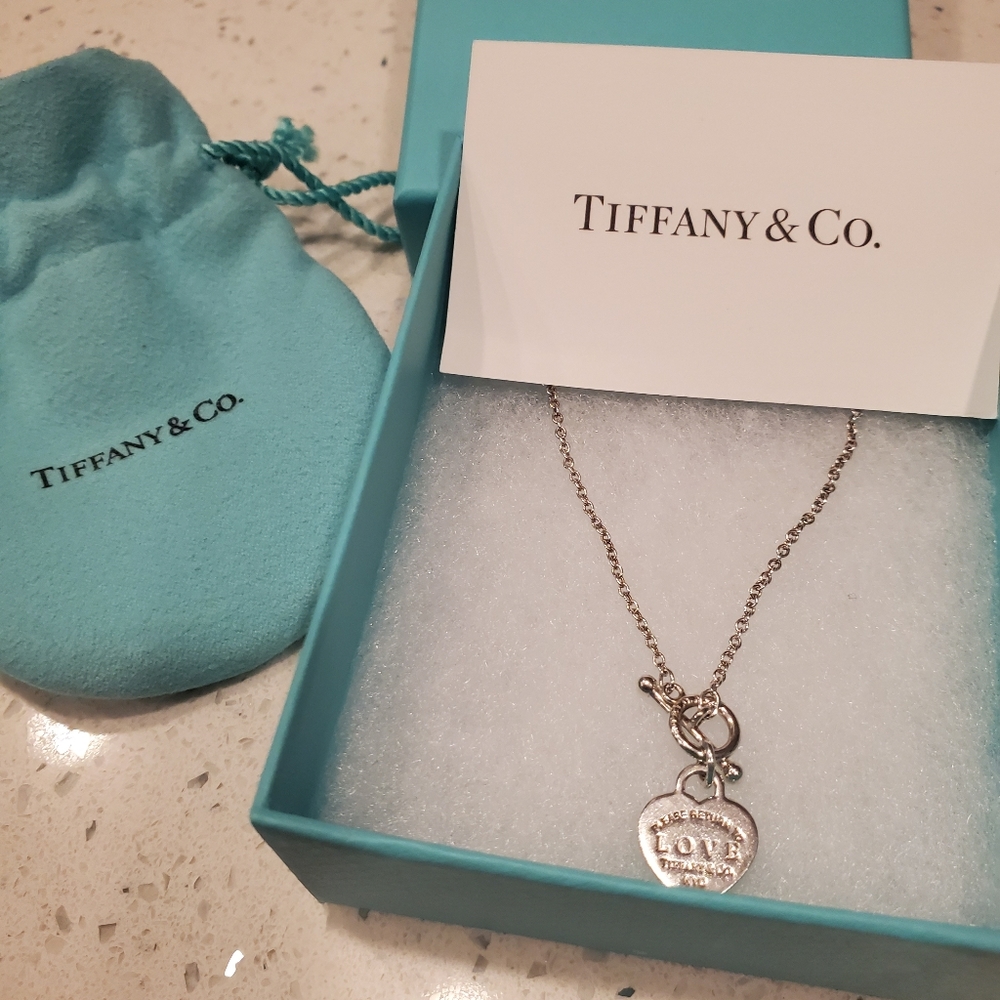 Love Heart Tag Toggle Bracelet